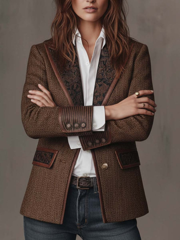 MOREAU LYON | BLAZER STRUCTURÉ ARTISTIQUE POUR FEMMES