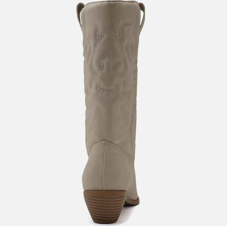 Stilvolle Western-Cowboystiefel mit spitzer Spitze - Gracia