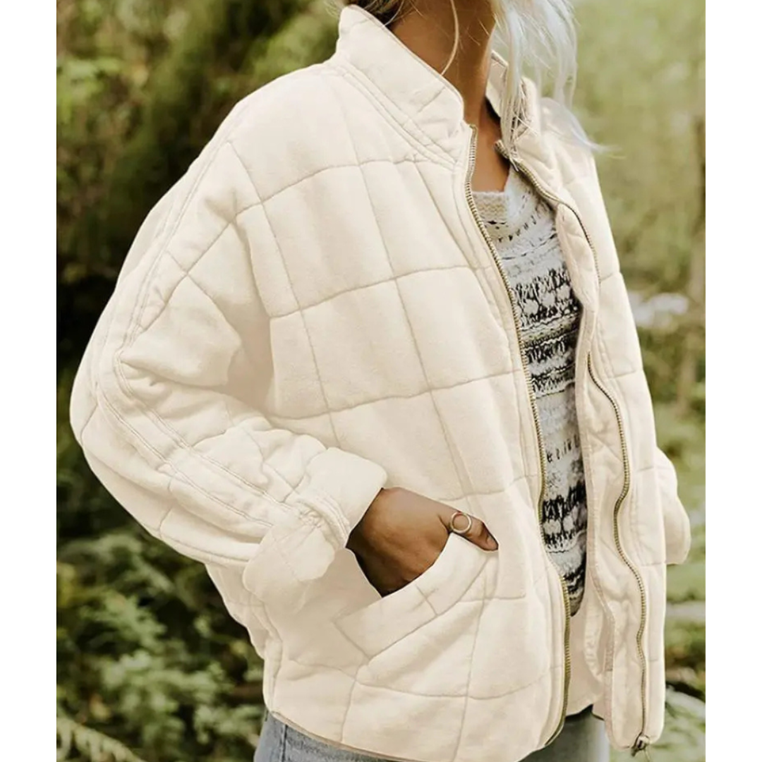 Angeline | Gemütliche Damen-Winterjacke mit Reißverschluss