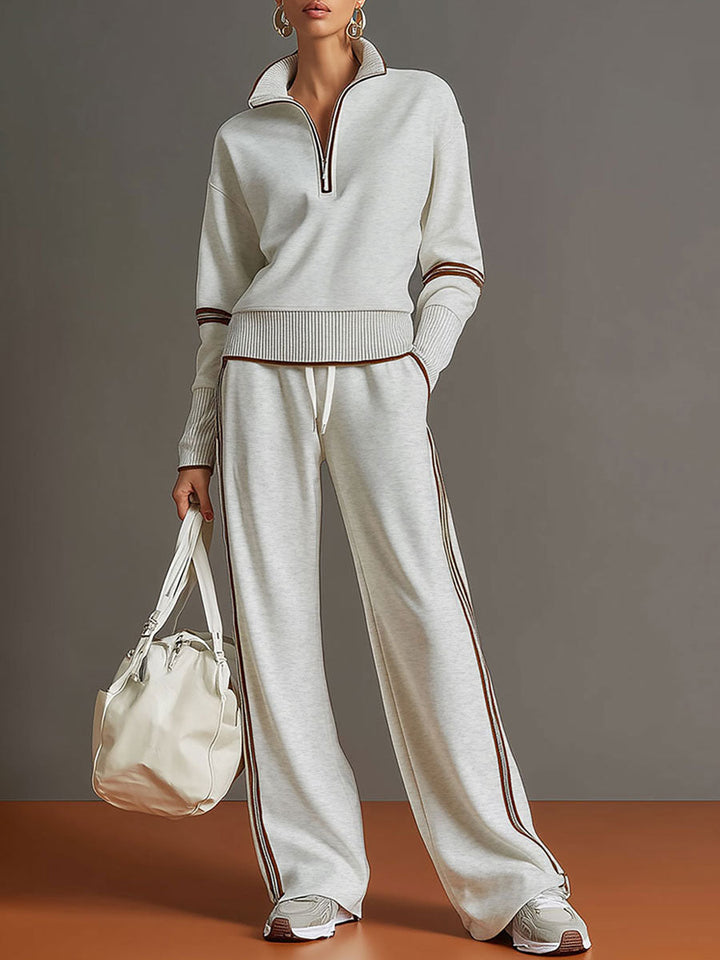 Marietta – Bluse und Hose mit weiten Beinen