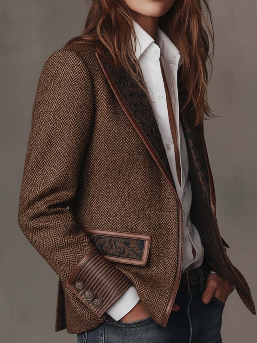 MOREAU LYON | BLAZER STRUCTURÉ ARTISTIQUE POUR FEMMES