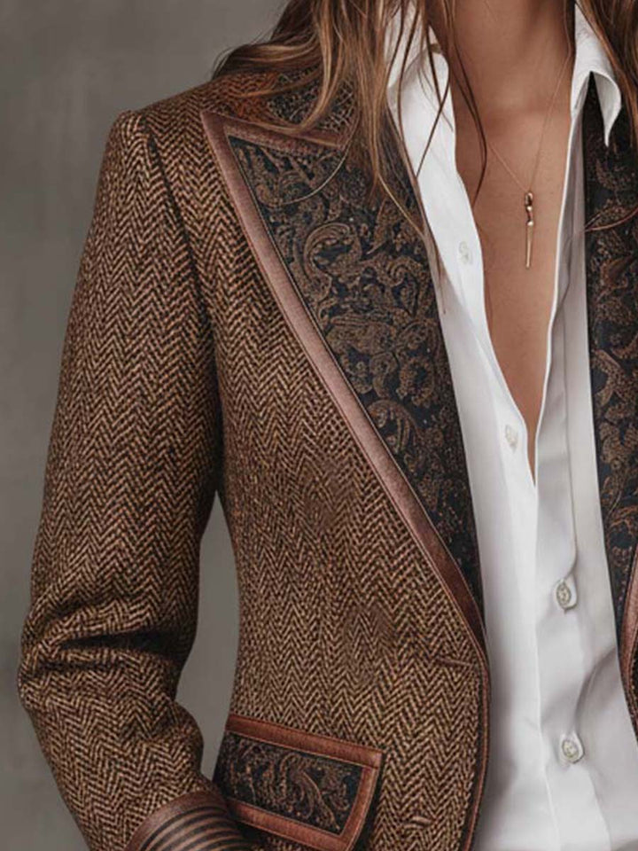 MOREAU LYON | BLAZER STRUCTURÉ ARTISTIQUE POUR FEMMES