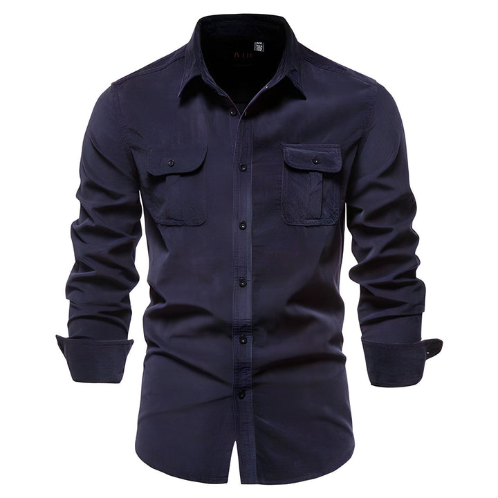 Ron | Eleganter Casual Langarmhemd für Herren