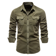 Ron | Eleganter Casual Langarmhemd für Herren