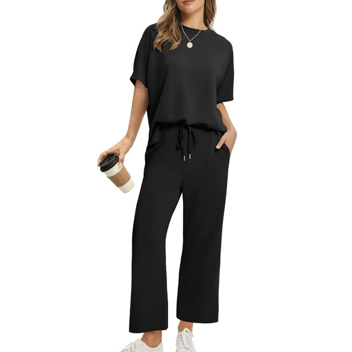 Elvina™ | Lockeres Zweiteiliges Set aus Top & Hose