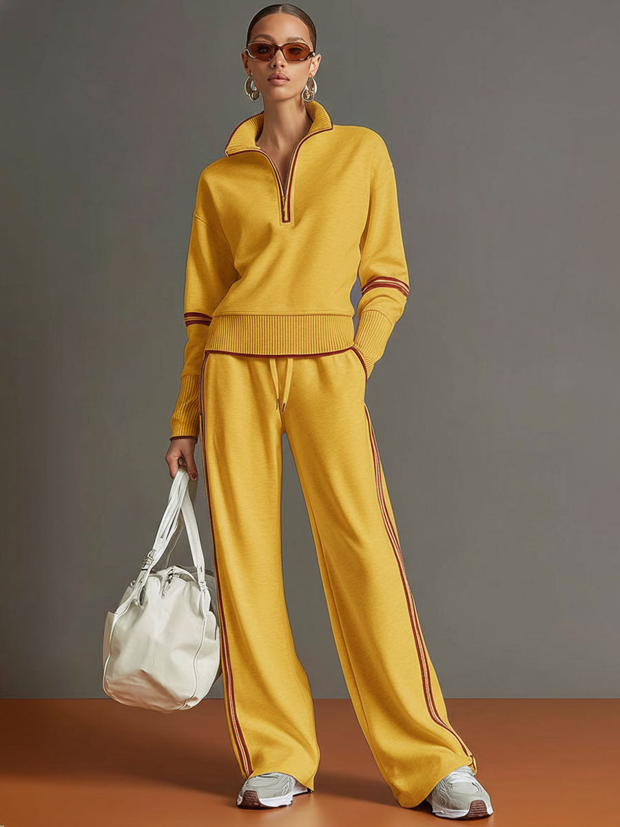 Marietta – Bluse und Hose mit weiten Beinen