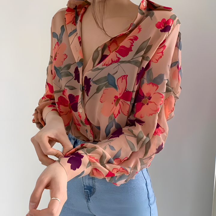 FEMININES | Buntes Luxus-Chemisier