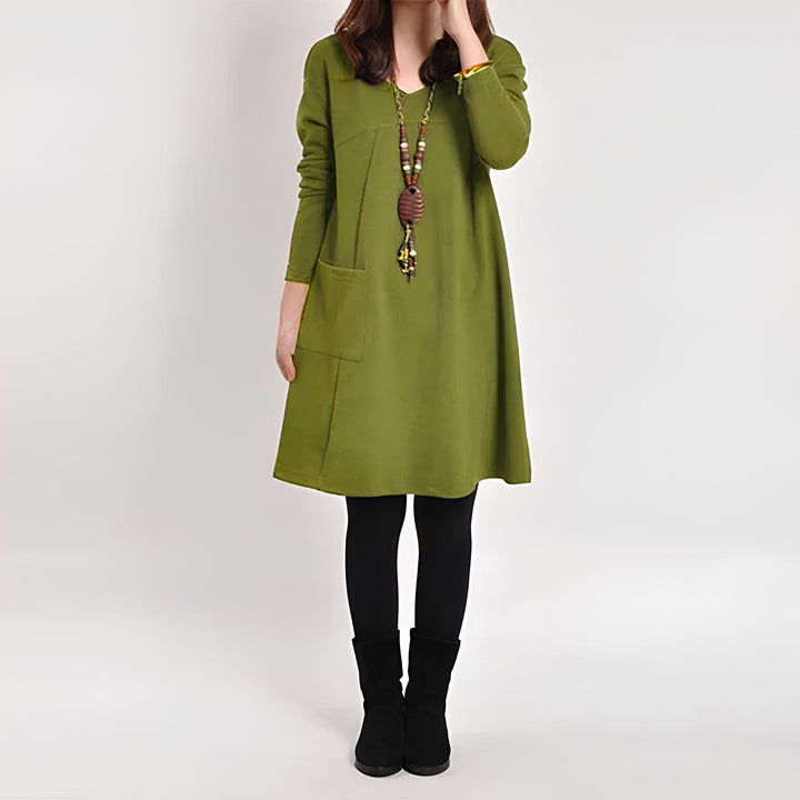 ILONA I KLASSISCHES PULLOVERKLEID