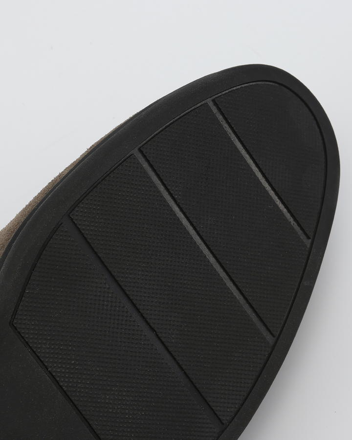 Weber - Premium Wildleder Slipper - Schwarze Sohlen