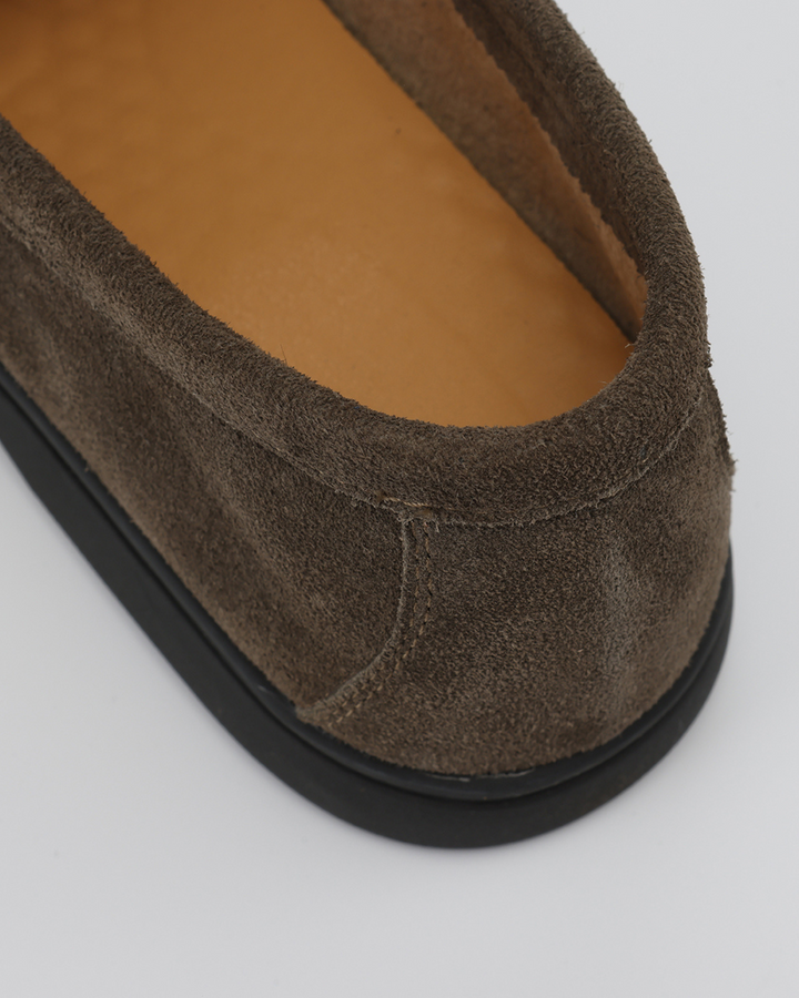 Weber - Premium Wildleder Slipper - Schwarze Sohlen