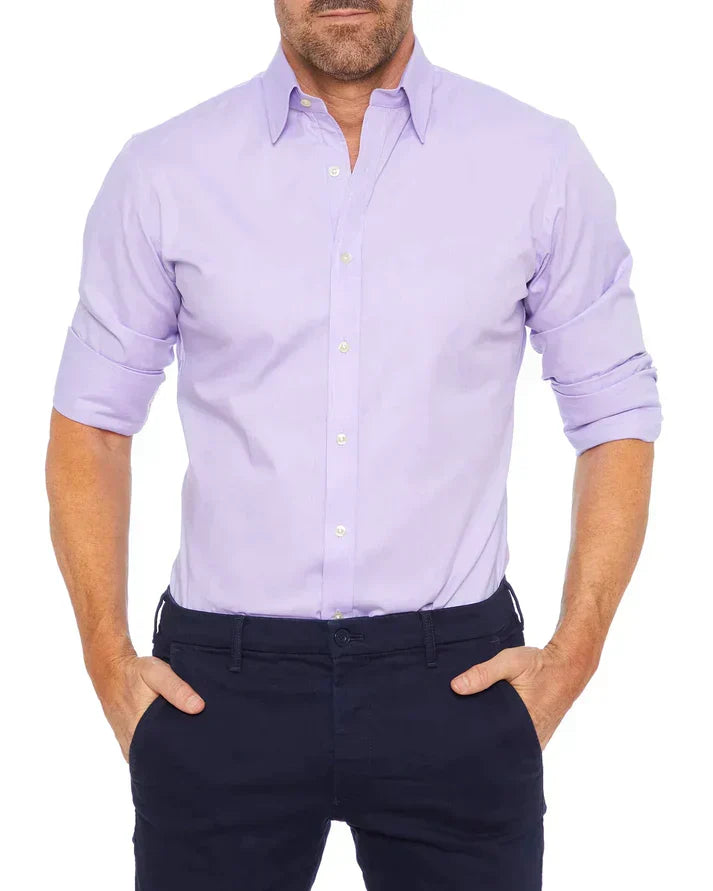 Kurt | Elegantes Hemd mit Stretch und Knopfleiste