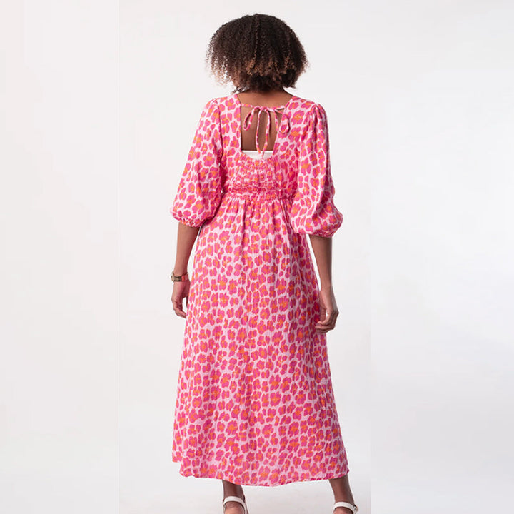 Sofie – Geblümtes Sommerkleid mit V-Ausschnitt