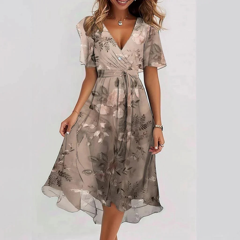 Arlina™ – Mühelos Elegantes Chiffon-Kleid