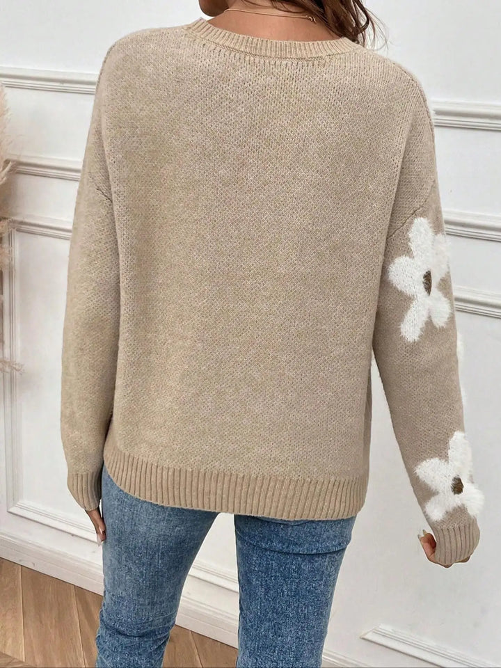 Daisy | Floral Bloom Strickpullover