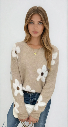Daisy | Floral Bloom Strickpullover