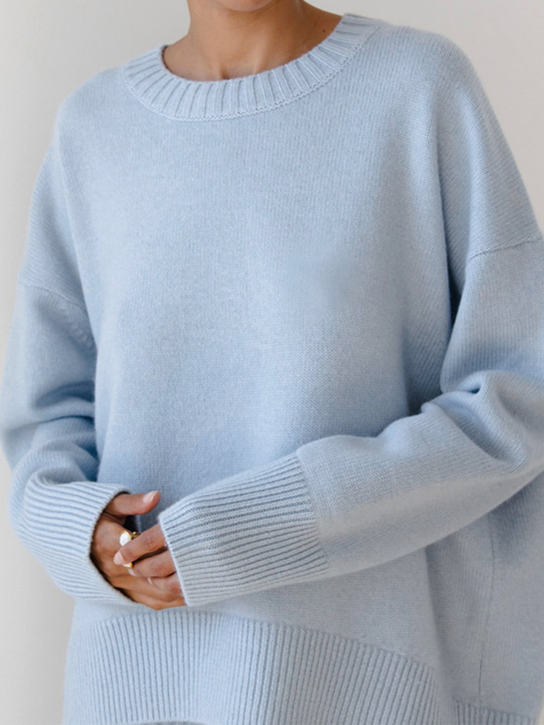 Heidi | Lässiger Oversized Rundhals-Pullover