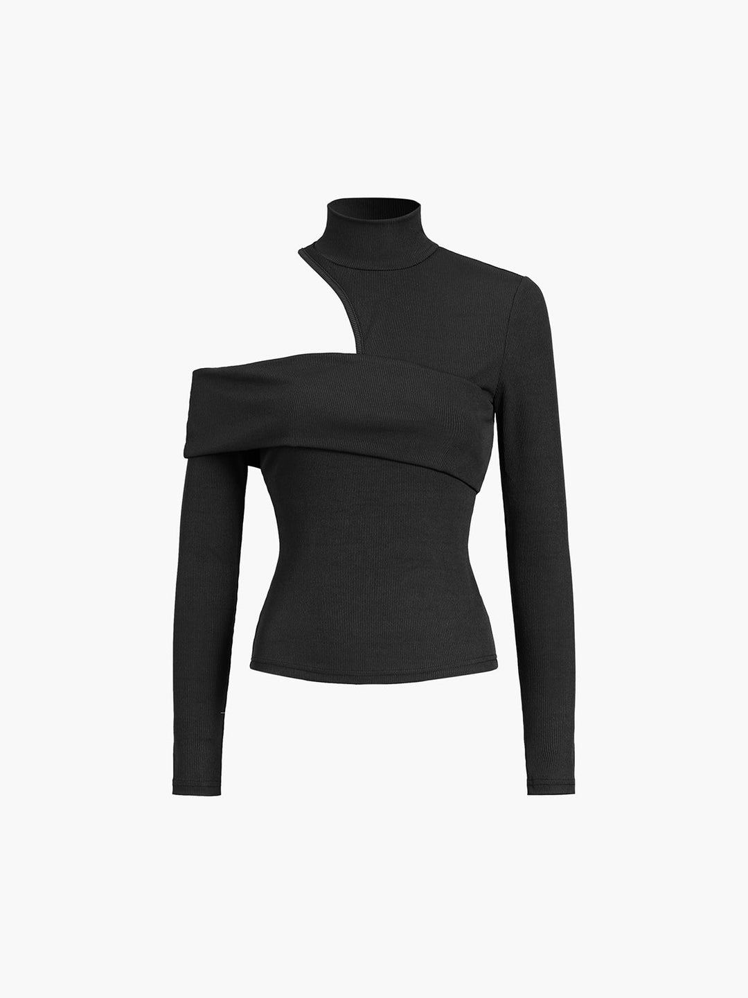 Ginevra | Asymmetrisches Hochkragen-Top