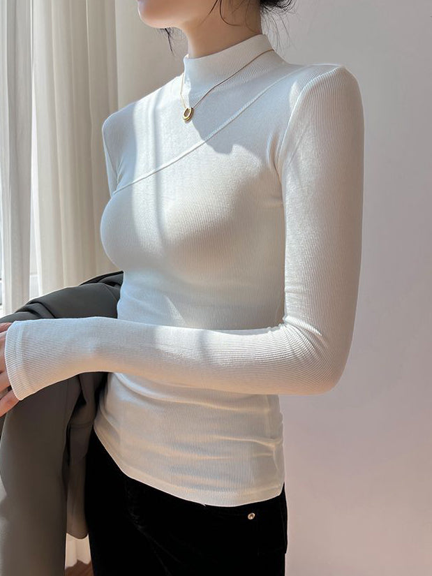Vivienne | Elegantes Top mit Stehkragen