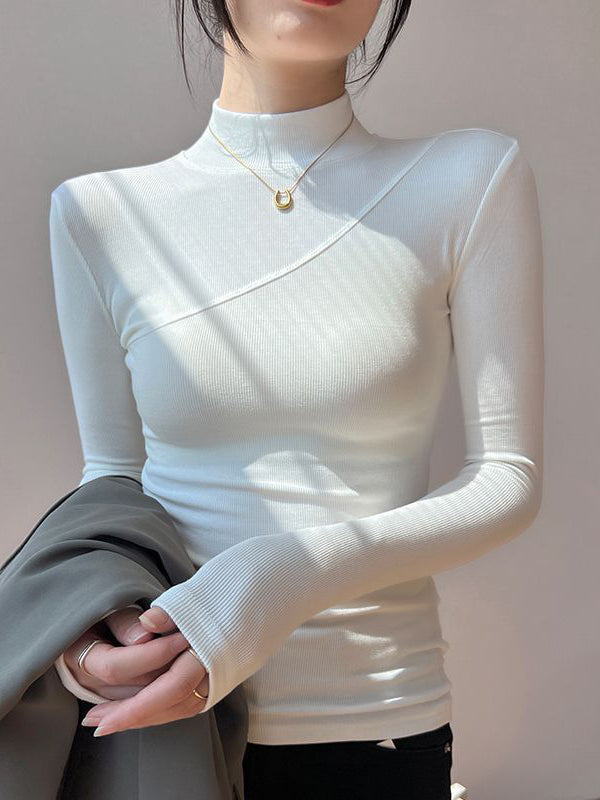 Vivienne | Elegantes Top mit Stehkragen