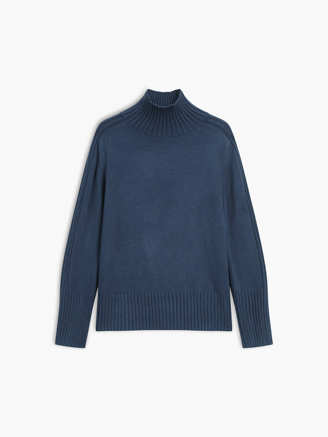 Fern | Gerippter Stehkragenpullover