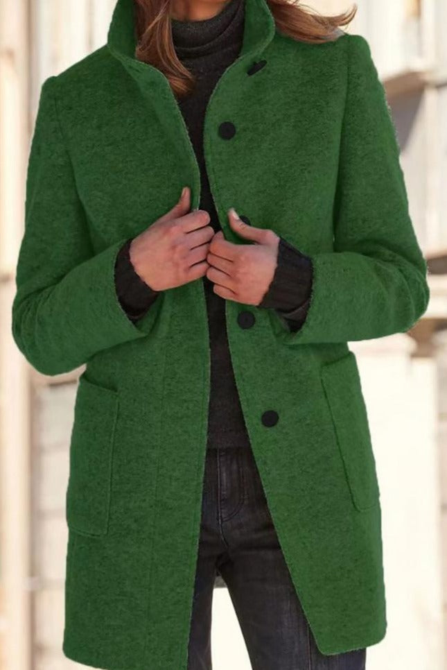 LILI | Damen Eleganter Wollmantel