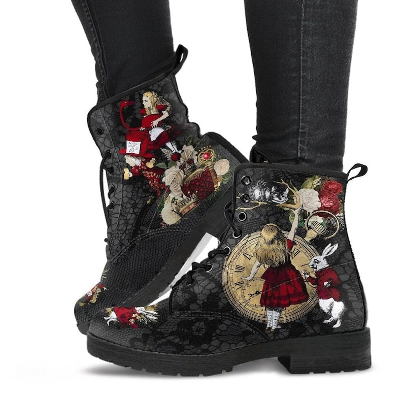 Blumenschädel Winterschuhe