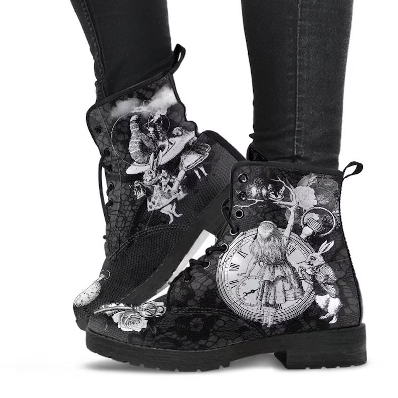 Blumenschädel Winterschuhe