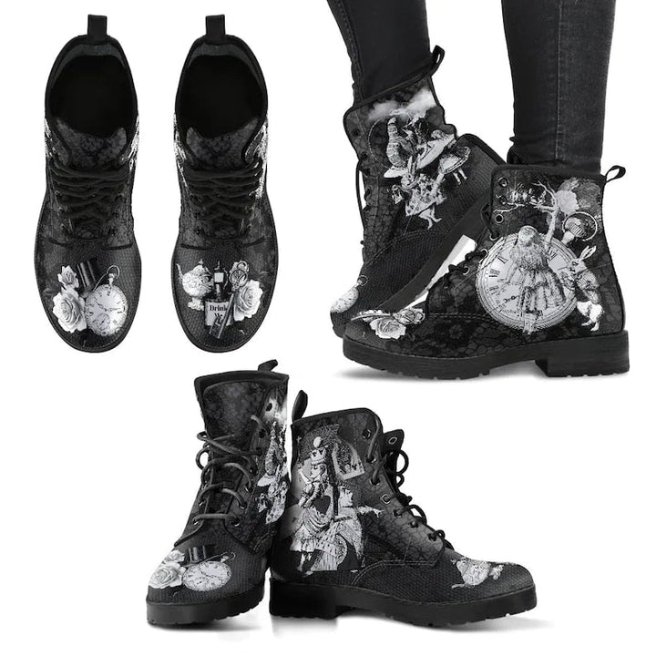 Blumenschädel Winterschuhe