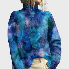 Guinevere | Gemütlicher hochgeschnittener Strickpullover