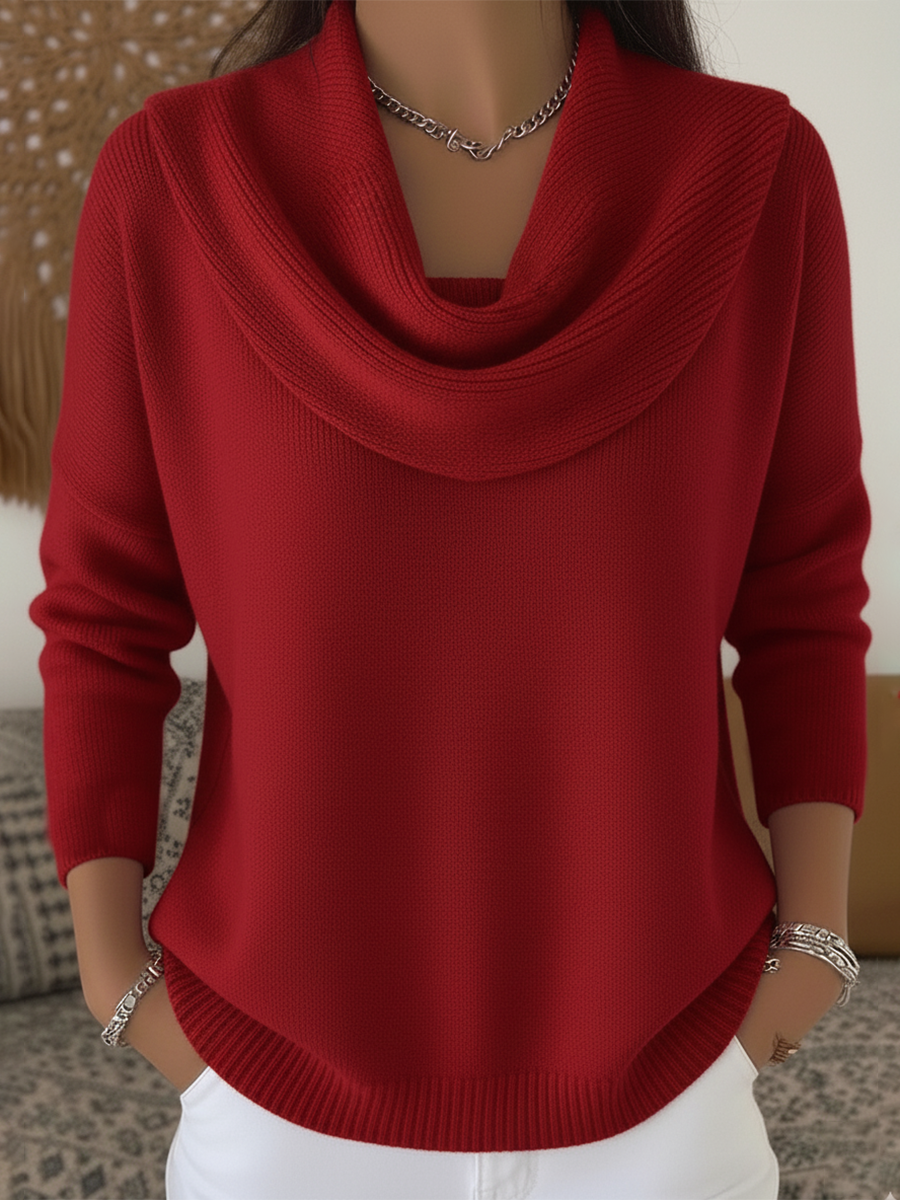 Gwyneth | Gemütlicher Pullover mit Kragen