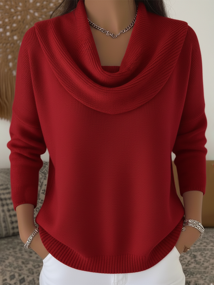 Gwyneth | Gemütlicher Pullover mit Kragen