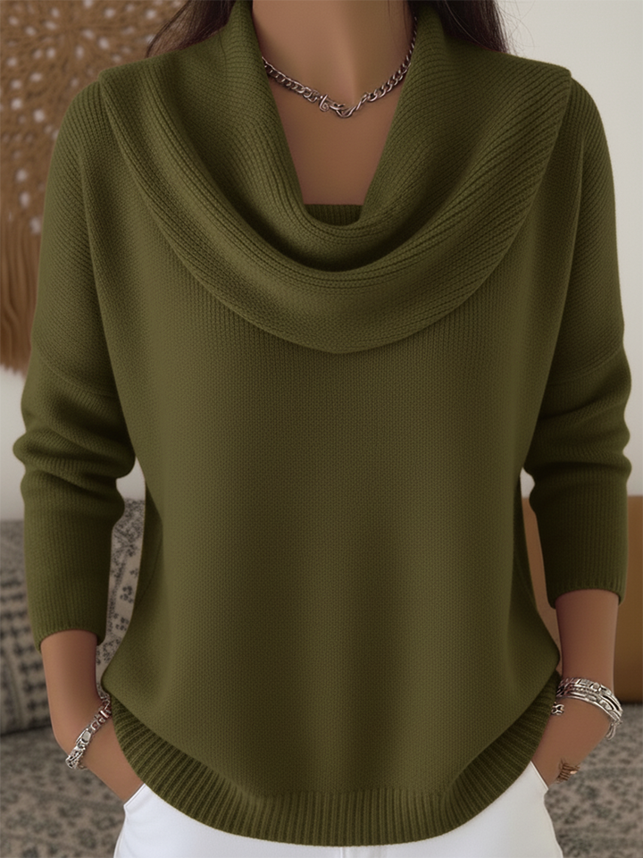 Gwyneth | Gemütlicher Pullover mit Kragen