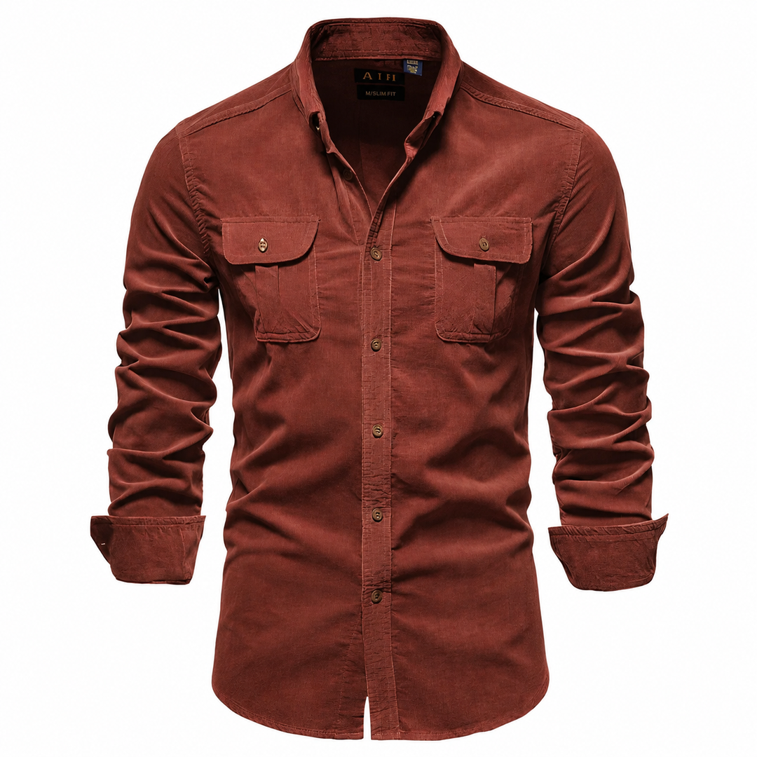 Ron | Eleganter Casual Langarmhemd für Herren