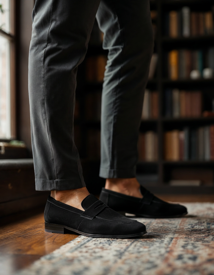 Weber - Wildleder Penny Loafers