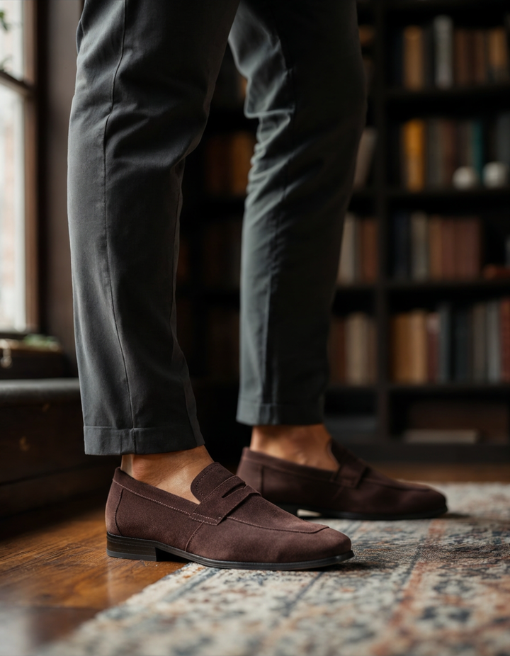 Weber - Wildleder Penny Loafers