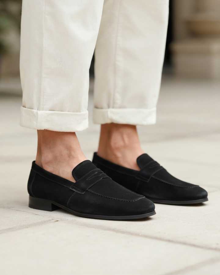 Weber - Wildleder Penny Loafers