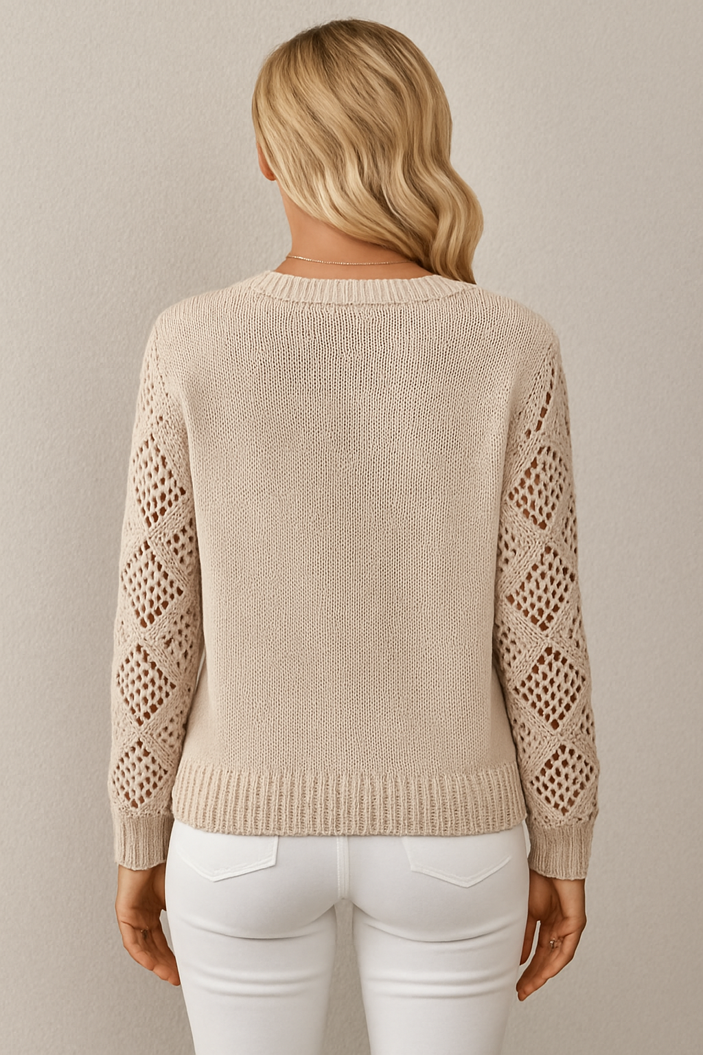 Claudia | Offenes Strickoberteil