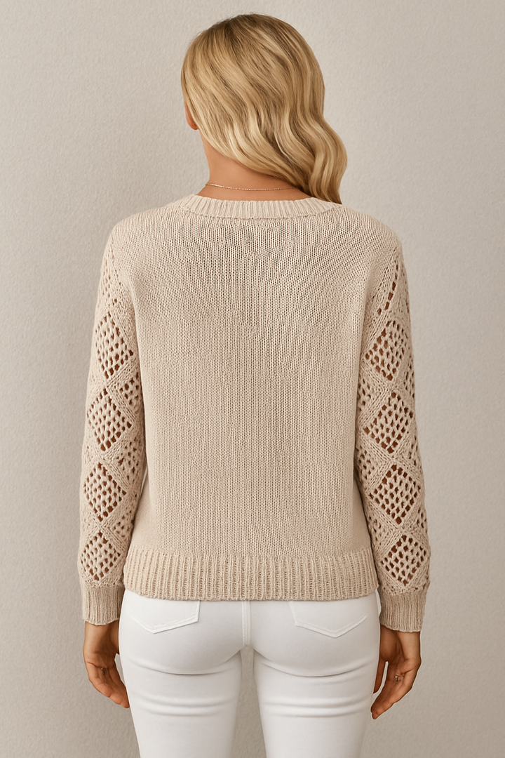 Claudia | Offenes Strickoberteil