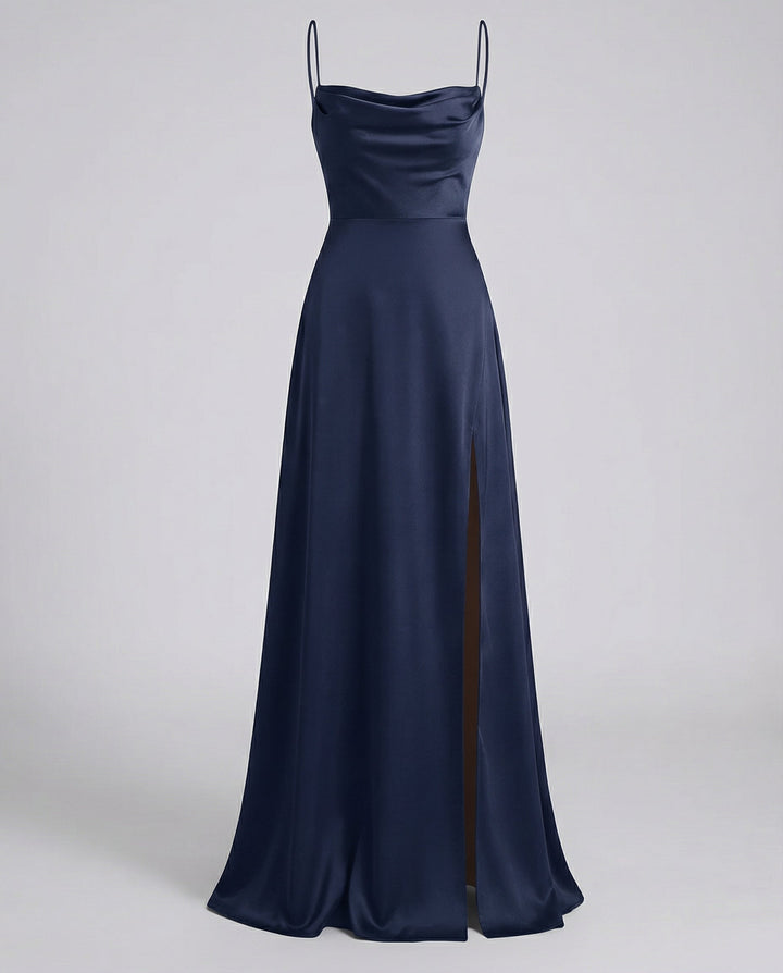 Elegantes Maxi Kleid für Damen mit Beinschlitz – Femininer Stil für Besondere Anlässe und Vielseitige Kombinationsmöglichkeiten