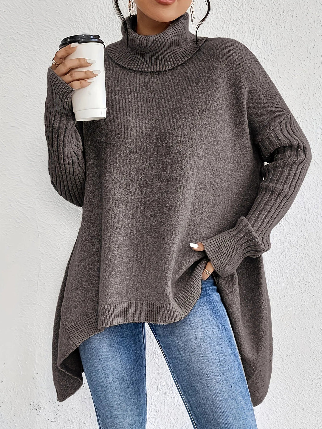 Rosaline | Entspannter Rollkragenpullover