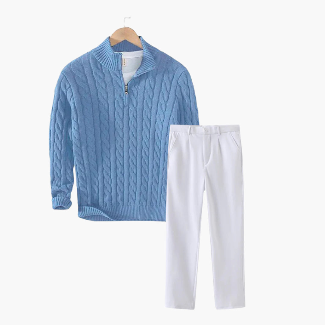 Frühjahrsoutfit - Riviera-Spaziergang