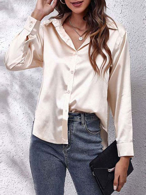 Karen I Classy Langärmelige Bluse für Frauen