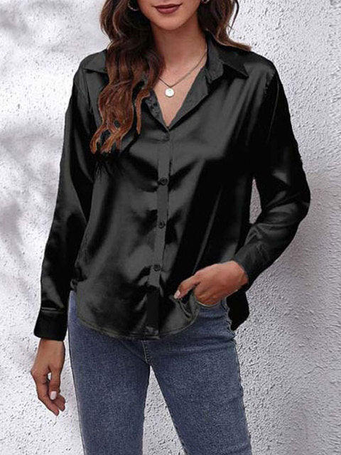 Karen I Classy Langärmelige Bluse für Frauen