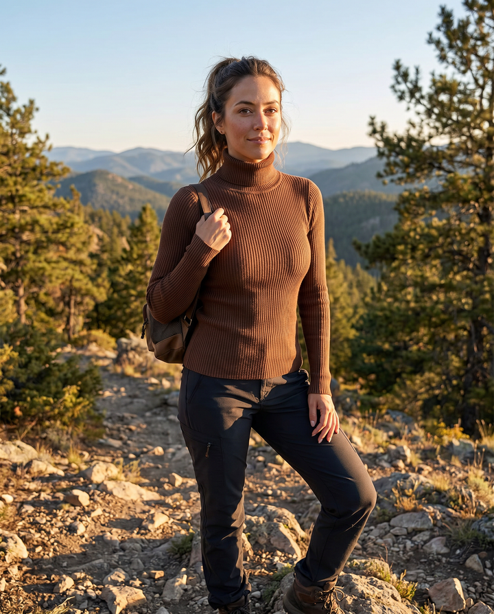 Greer | Gerippter Rollkragenpullover