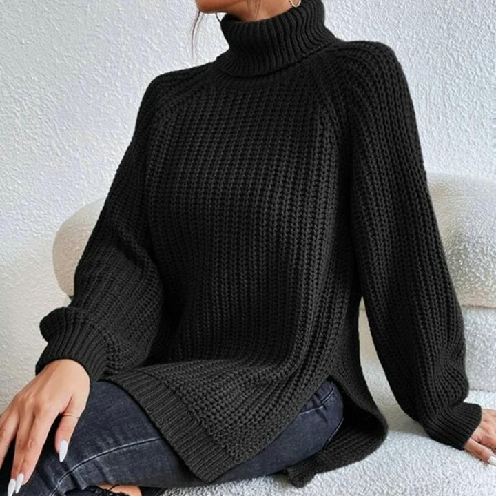 Ellaine | Weicher Rollkragenpullover für Damen aus Baumwolle