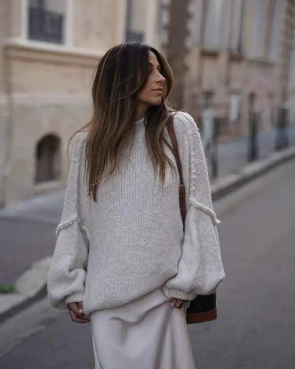 Juni | Gemütlicher Oversized Strickpullover