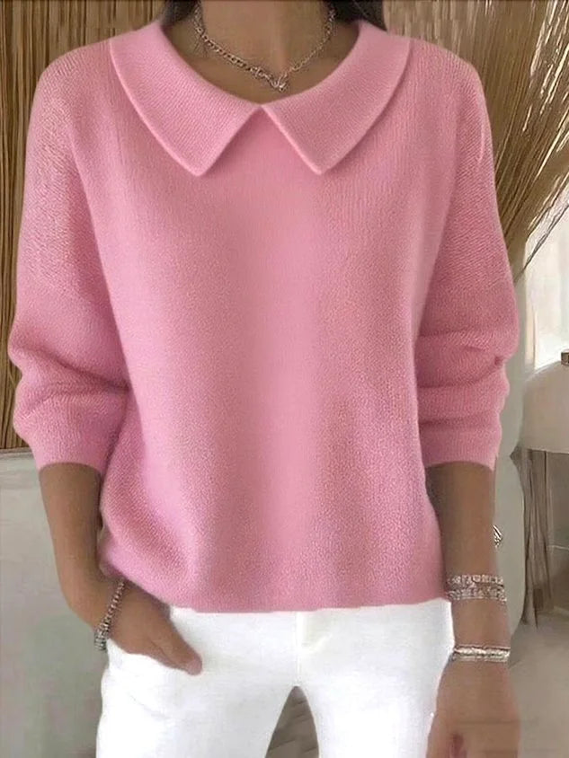 Carmen | Entspanntes Pullover mit Kragen
