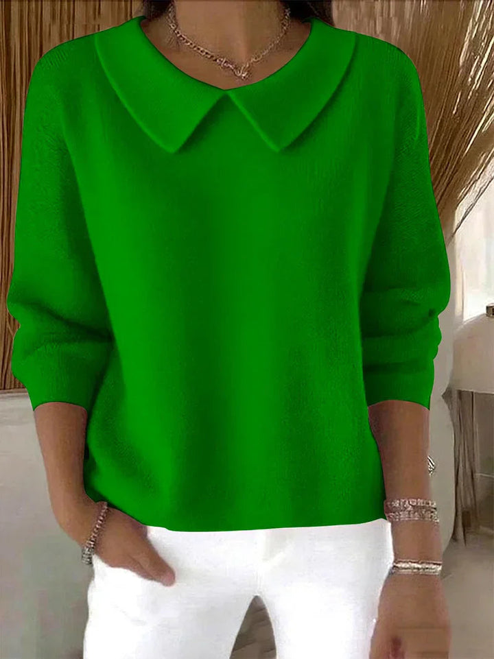 Carmen | Entspanntes Pullover mit Kragen