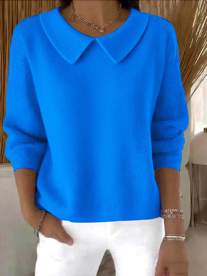 Carmen | Entspanntes Pullover mit Kragen
