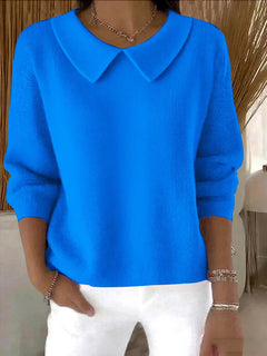 Carmen | Entspanntes Pullover mit Kragen